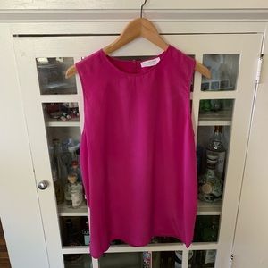 Everlane sleeveless silk top